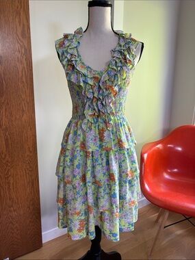 Floral Ruffled Dress
